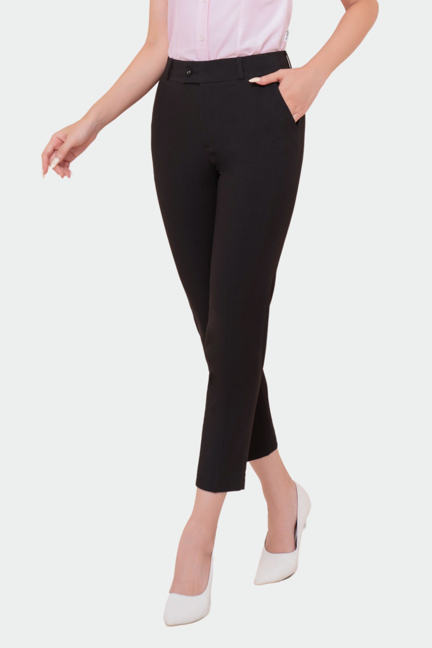 Quần Baggy Nữ Công Sở Thái Hòa QAW1816-R09 – Form Đẹp, Chất Liệu Cao Cấp