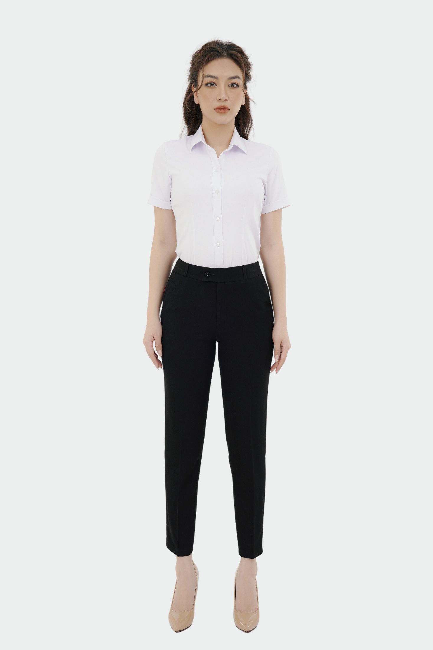 Quần Âu Nữ Công Sở Dáng Dài Ống Đứng - Form Regular QAW1816-R12