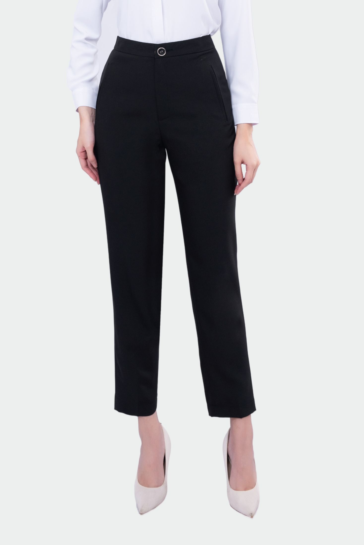 Quần Âu Nữ Dáng Dài Ống Đứng Công Sở Form Regular Thái Hòa QAW1816-R17