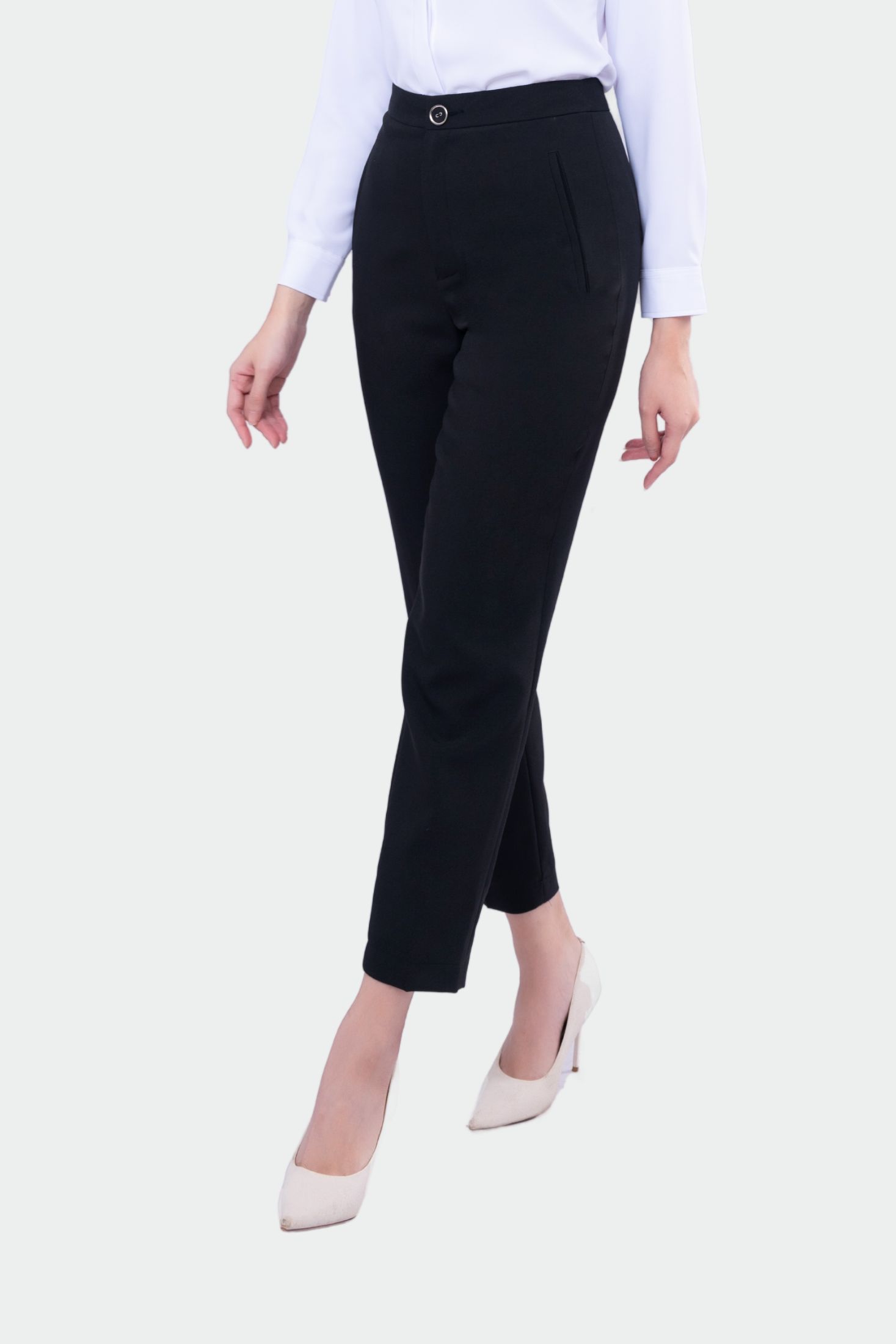 Quần Âu Nữ Dáng Dài Ống Đứng Công Sở Form Regular Thái Hòa QAW1816-R17